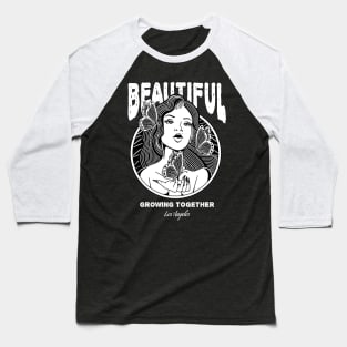 Girl Butterfly tattoo vintage Baseball T-Shirt